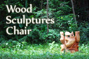 wood sculptures chair　ギャラリー　木彫刻　椅子